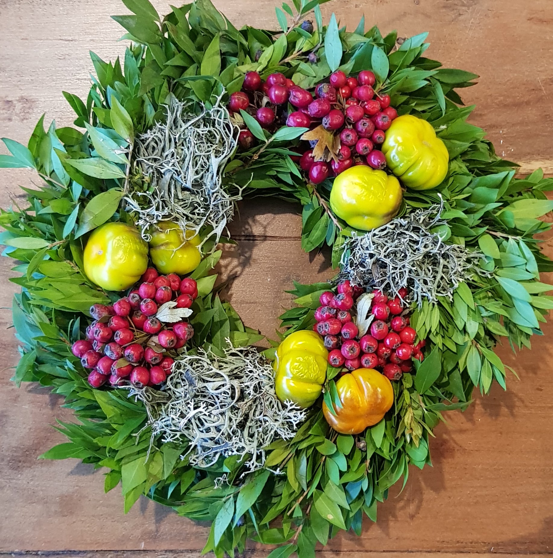Turkish Wreath - Berries, Fruits and Foliage - 26cm (10")