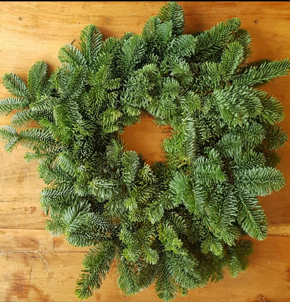 30cm Pine Wreath - Foliage